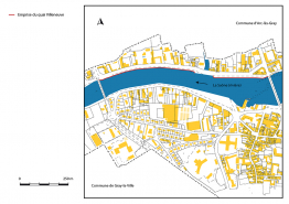 Plan de localisation (1/5 000). Extrait du ScanExpress standard © IGN 2018. © Région Bourgogne-Franche-Comté, Inventaire du patrimoine
