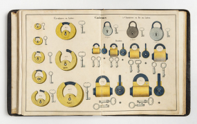 Cadenas [planche de catalogue], 1835. © Région Bourgogne-Franche-Comté, Inventaire du patrimoine