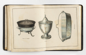 Four de campagne, Sucrier [et] Poissonnière [planche de catalogue], 1835. © Région Bourgogne-Franche-Comté, Inventaire du patrimoine