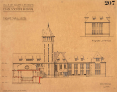 Établissement thermal © Région Bourgogne-Franche-Comté, Inventaire du patrimoine