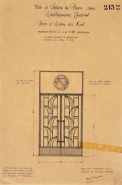 Porte © Région Bourgogne-Franche-Comté, Inventaire du patrimoine