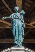 Lavoir fontaine statue © Région Bourgogne-Franche-Comté, Inventaire du patrimoine