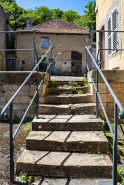 Escalier indépendant © Région Bourgogne-Franche-Comté, Inventaire du patrimoine