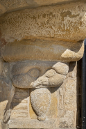 Sculpture porte haut-relief © Région Bourgogne-Franche-Comté, Inventaire du patrimoine