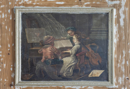 Hôtel décor intérieur salon © Région Bourgogne-Franche-Comté, Inventaire du patrimoine