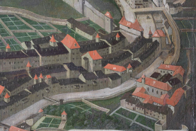Peinture place forte enceinte © Région Bourgogne-Franche-Comté, Inventaire du patrimoine