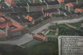 Peinture place forte enceinte © Région Bourgogne-Franche-Comté, Inventaire du patrimoine