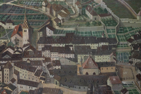 Peinture place forte enceinte © Région Bourgogne-Franche-Comté, Inventaire du patrimoine