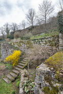Jardin terrasse en terre-plein © Région Bourgogne-Franche-Comté, Inventaire du patrimoine