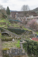 Jardin terrasse en terre-plein © Région Bourgogne-Franche-Comté, Inventaire du patrimoine