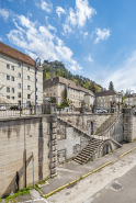 Jardin terrasse en terre-plein © Région Bourgogne-Franche-Comté, Inventaire du patrimoine