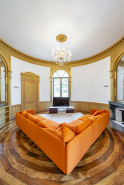 Hôtel salon décor intérieur marqueterie © Région Bourgogne-Franche-Comté, Inventaire du patrimoine