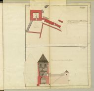 Enceinte tour © Archives municipales, Besançon
