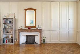 Cheminée parquet lambris © Région Bourgogne-Franche-Comté, Inventaire du patrimoine