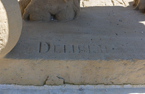 Sculpture signature © Région Bourgogne-Franche-Comté, Inventaire du patrimoine