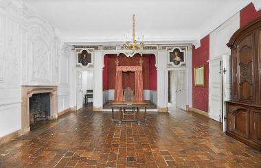 Châteauneuf (21) : chambre de Vienne du château © phot. T. Kuntz / Région Bourgogne-Franche-Comté, Inventaire du patrimoine, 2021
