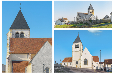 Eglise de Venoy © T. Kuntz, Région Bourgogne-Franche-Comté, service Inventaire et Patrimoine, 2024.