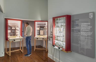 Aperçu de l'exposition. © phot. T. Kuntz, Région Bourgogne-Franche-Comté, Inventaire du patrimoine, 2022