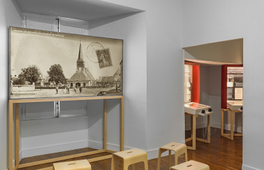 Aperçu de l'exposition. © phot. T. Kuntz, Région Bourgogne-Franche-Comté, Inventaire du patrimoine, 2022