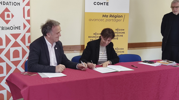 Signature du partenariat © Région Bourgogne-Franche-Comté, 2023.