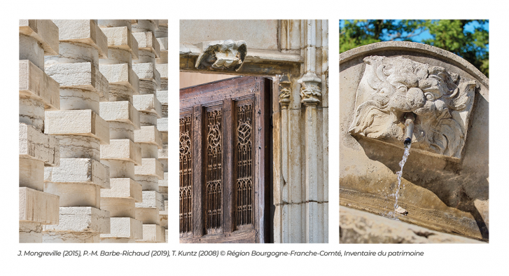 Un des panneaux de l'exposition. © Région Bourgogne-Franche-Comté, Inventaire du patrimoine Un des panneaux de l'exposition. © Région Bourgogne-Franche-Comté, Inventaire du patrimoine