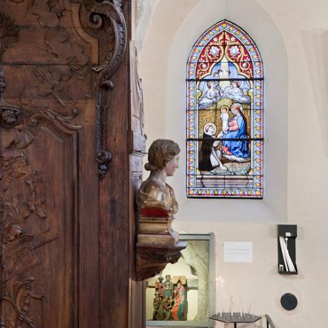 L’intérieur de l’église Saint-Cyr et Sainte-Julitte à Volnay © P.-M. Barbe-Richaud / Région Bourgogne-Franche-Comté, Inventaire du patrimoine, 2011