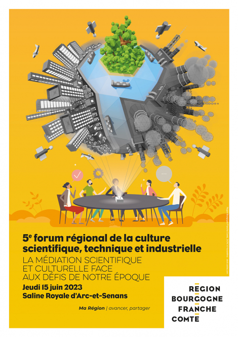 Affiche 5e Forum Régional de la Culture Scientifique, Technique et Industrielle © 