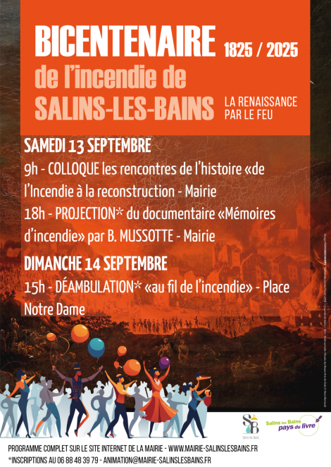 Affiche du Bicentaire © Mairie Salins-les-Bains