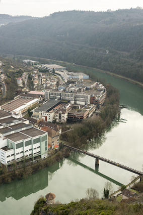 Besançon (25) : usine de la Rhodiacéta en 2016