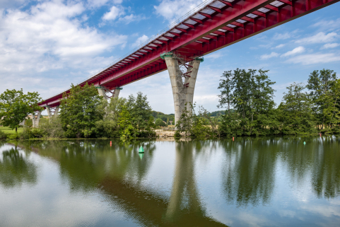 Bief de Port-sur-Saône (70) : viaduc en construction © phot. J. Mongreville / Région Bourgogne-Franche-Comté, Inventaire du patrimoine, 2020 Bief de Port-sur-Saône (70) : viaduc en construction © phot. J. Mongreville / Région Bourgogne-Franche-Comté, Inventaire du patrimoine, 2020