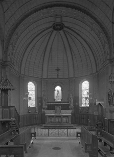 Vue du choeur. © Région Bourgogne-Franche-Comté, Inventaire du patrimoine