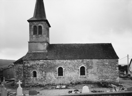Elévation gauche. © Région Bourgogne-Franche-Comté, Inventaire du patrimoine