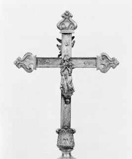 Croix d'autel 1, vue du revers. © Région Bourgogne-Franche-Comté, Inventaire du patrimoine