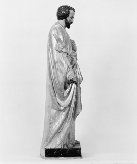 Statue de Saint Joseph : profil droit. © Région Bourgogne-Franche-Comté, Inventaire du patrimoine