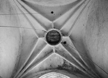 Voûte du porche. © Région Bourgogne-Franche-Comté, Inventaire du patrimoine