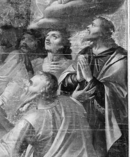 Détail du groupe d'apôtres. © Région Bourgogne-Franche-Comté, Inventaire du patrimoine