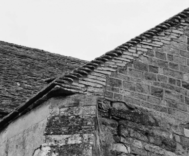 Détail du toit de la chapelle droite. © Région Bourgogne-Franche-Comté, Inventaire du patrimoine