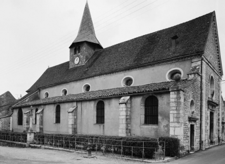 Elévation gauche. © Région Bourgogne-Franche-Comté, Inventaire du patrimoine