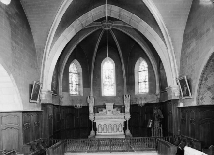 Vue du choeur. © Région Bourgogne-Franche-Comté, Inventaire du patrimoine