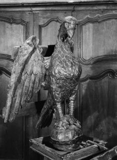 Détail de l'aigle. © Région Bourgogne-Franche-Comté, Inventaire du patrimoine