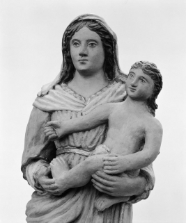 Détail du buste. © Région Bourgogne-Franche-Comté, Inventaire du patrimoine