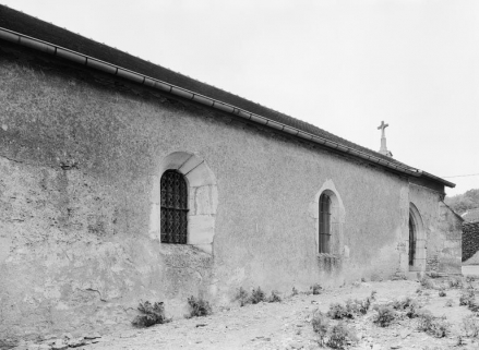 Elévation gauche de la nef. © Région Bourgogne-Franche-Comté, Inventaire du patrimoine