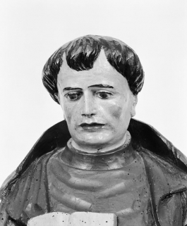 Détail de la tête. © Région Bourgogne-Franche-Comté, Inventaire du patrimoine