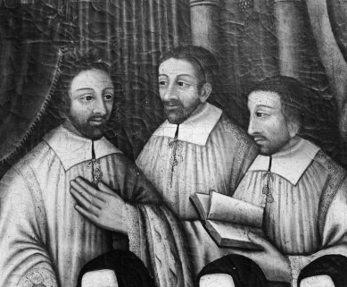 Détail : les prêtres. © Région Bourgogne-Franche-Comté, Inventaire du patrimoine