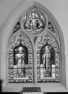 Choeur, fenêtre du chevet. © Région Bourgogne-Franche-Comté, Inventaire du patrimoine