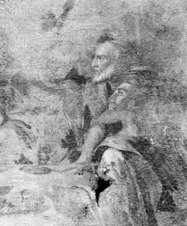 Détail des visages des apôtres à la gauche du Christ. © Région Bourgogne-Franche-Comté, Inventaire du patrimoine