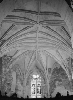 Détail de la voûte du choeur. © Région Bourgogne-Franche-Comté, Inventaire du patrimoine
