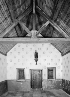 Intérieur : vue depuis l'autel. © Région Bourgogne-Franche-Comté, Inventaire du patrimoine