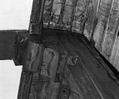 Détail d'un corbeau de la charpente. © Région Bourgogne-Franche-Comté, Inventaire du patrimoine