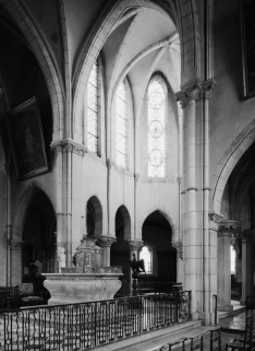 Choeur et déambulatoire. © Région Bourgogne-Franche-Comté, Inventaire du patrimoine